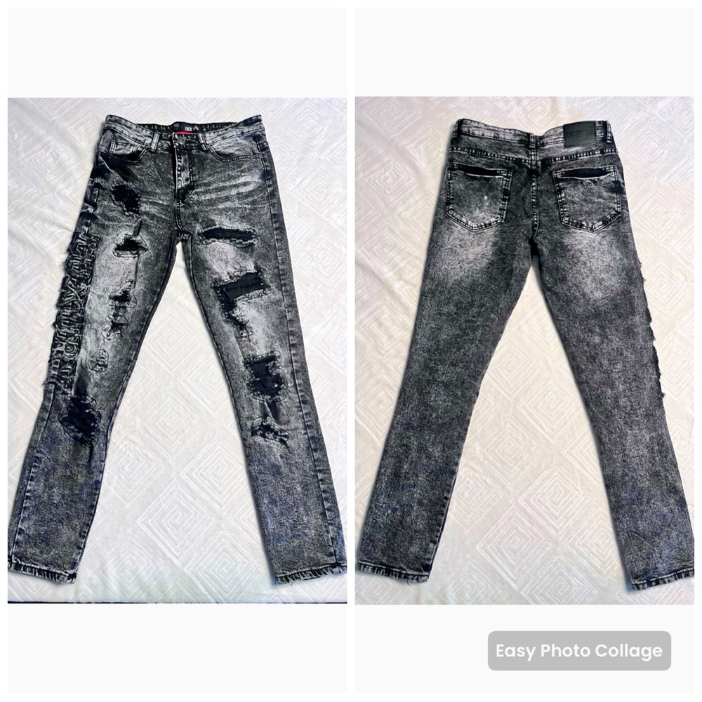 Encrypted skinny jeans